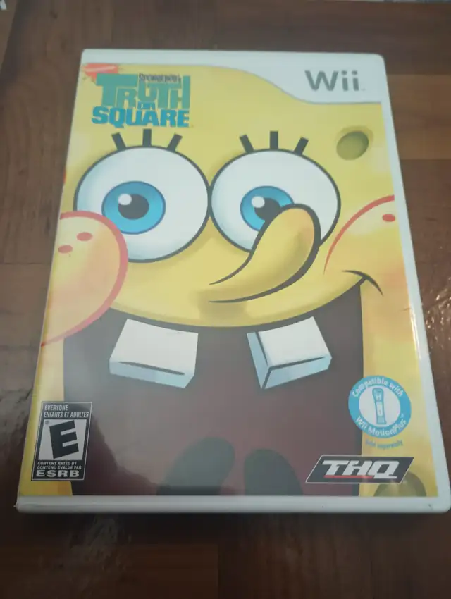 SpongeBob's Truth or Square (Nintendo Wii) Complete CIB - Tested