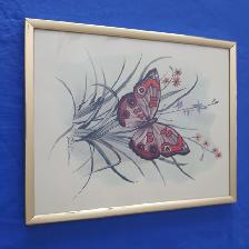 BEAU CADRE NEUF ROSE 10'x14'HAUT MONTRANT ROSIER TURBINE: $20.00 - Photo 3