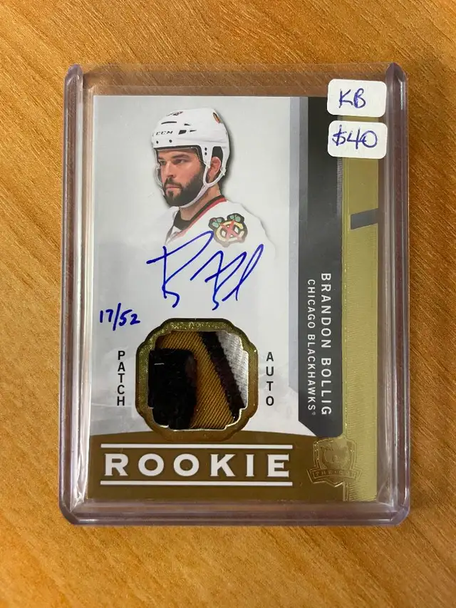 2012-13 The Cup Gold Rainbow #97 Brandon Bollig JSY AU #'d 17/52