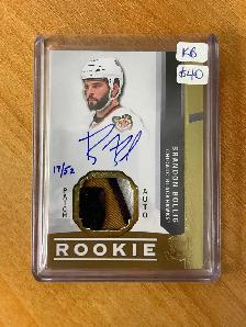 2012-13 The Cup Gold Rainbow #97 Brandon Bollig JSY AU #'d 17/52