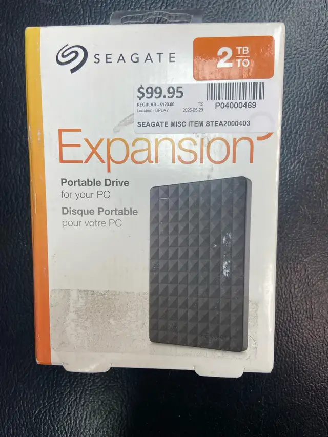 Seagate 2TB External Hard Drive
