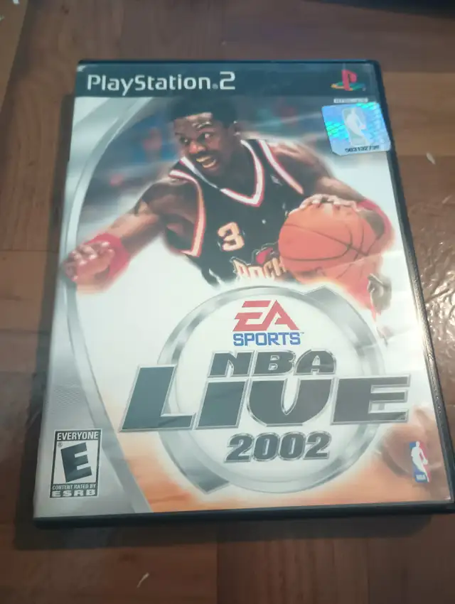 NBA Live 2002 (Sony Playstation 2 PS2, 2001) CIB No manual