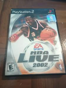 NBA Live 2002 (Sony Playstation 2 PS2, 2001) CIB No manual