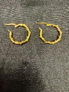 Women's 14K Gold Hoop Earrings - Photo 2