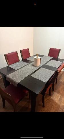 Dining Set table with 6 chairs