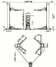 New CAEL Two-Post Movable Hoist – Certified &Warranty &Finance - Photo 2