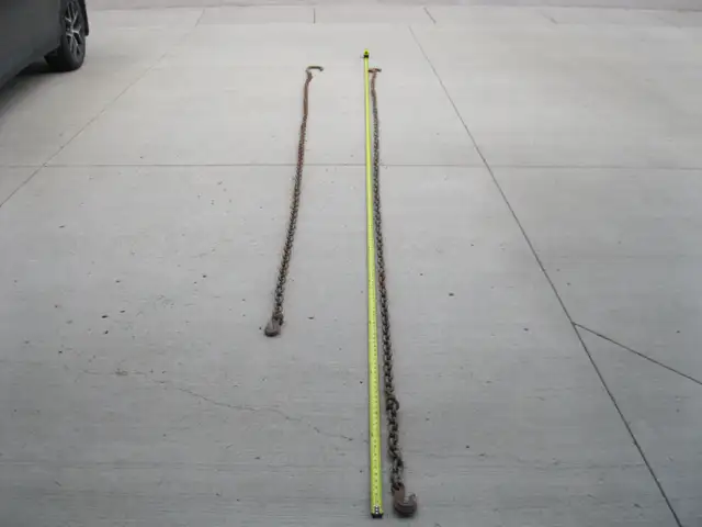 J Hook Tow Chain and extra chain