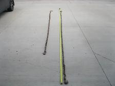 J Hook Tow Chain and extra chain
