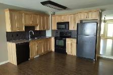 Available Immediate: Large 3 bdr, 2 bath 4-plex SK-side.