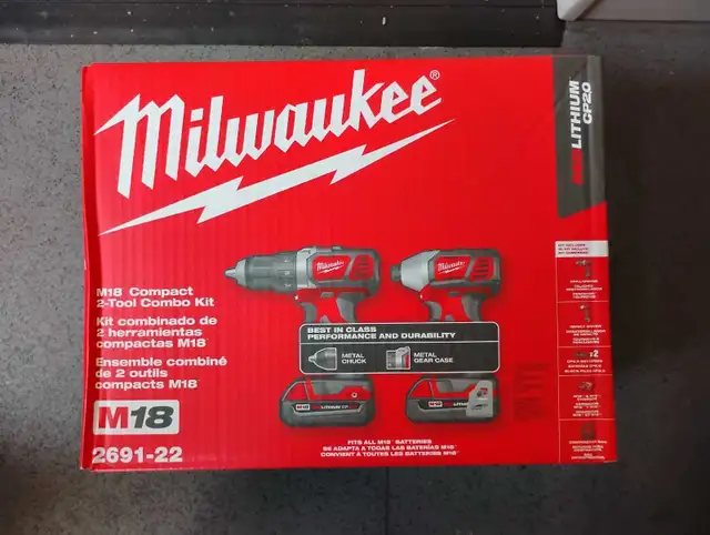Milwaukee M18 Compact 2-Tool Combo Kit 2691-22