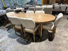 82" oval dining table with 6 chairs - Photo 2