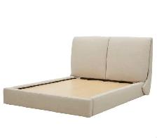 Modern upholstered bedframe in king or queen