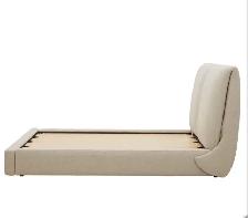 Modern upholstered bedframe in king or queen - Photo 2