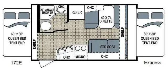 2016 Dutchmen RV Kodiak Express 172E