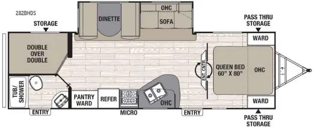 2016 Coachmen RV Freedom Express 282BHDS