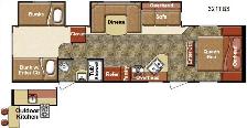 2012 Gulf Stream RV Kingsport 321 TBS