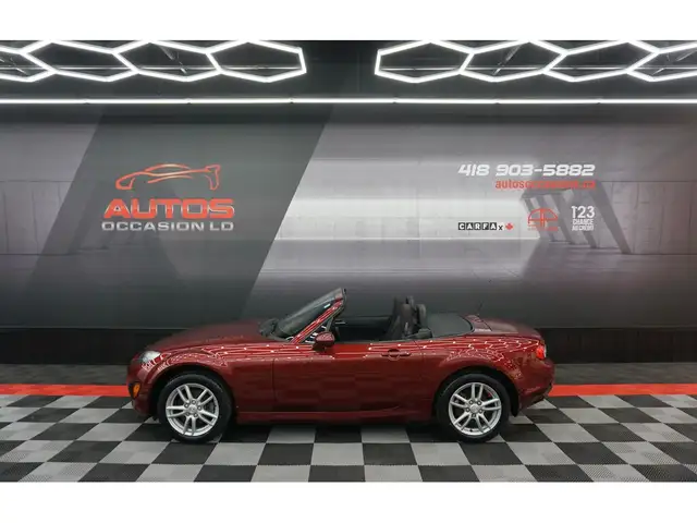 2010 Mazda MX-5 GS MANUEL CONVERTIBLE - FULL ÉQUIPÉ A/C 109 420