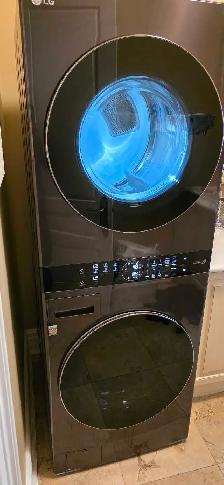 washer and dryer install