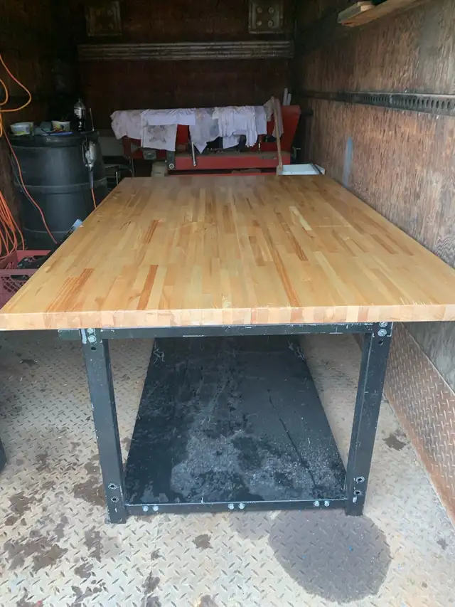 Maple Top Work Bench Very Solid