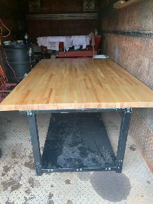 Maple Top Work Bench Very Solid