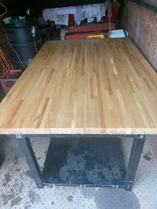 Maple Top Work Bench Very Solid - Photo 3