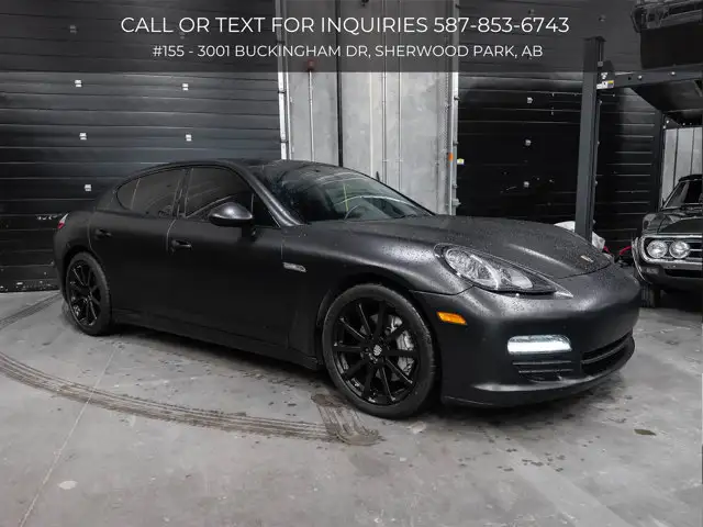 2010 Porsche Panamera S | Matte Black Wrap | Heated &