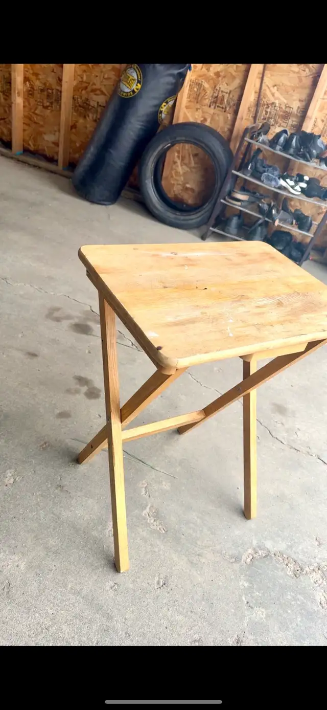 PJ Wood Folding Portable Table