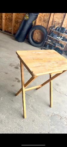 PJ Wood Folding Portable Table