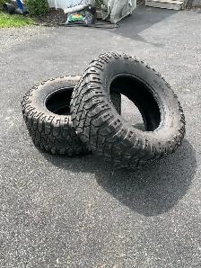 Two mickey thompson tires/38 X 15.50R20 LT