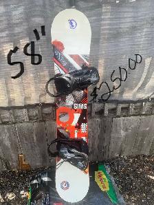 three snowboards/size and price marked on pictures