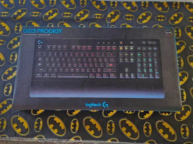 Logitech G213 Prodigy RGB Gaming Keyboard w/ Box (#19258)