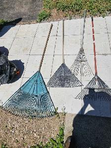 Many Garden Rakes steel and plastic - Photo 2