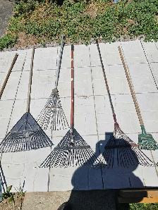 Many Garden Rakes steel and plastic - Photo 3