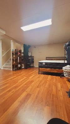 A fully furnished basement with a full bathroom and kitchen - Photo 2