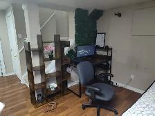 A fully furnished basement with a full bathroom and kitchen - Photo 3