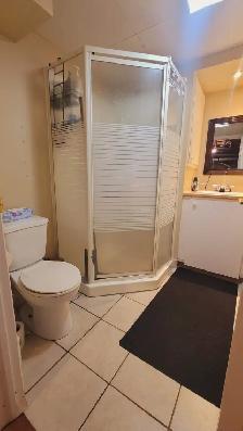 A fully furnished basement with a full bathroom and kitchen - Photo 6