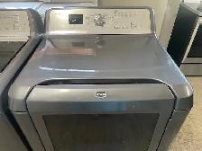 Laveuse sécheuse top load grises grande capacitée Maytag - Photo 5