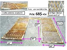 Grillage déployé en losange usagés, dimensions et prix sur photo - Photo 6