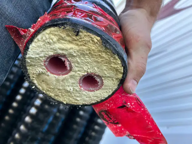 RhinoFlex underground insulated Pex