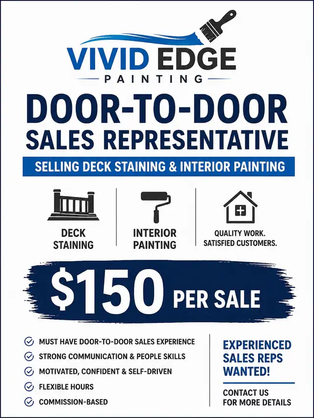 Door-to-Door Sales Representative