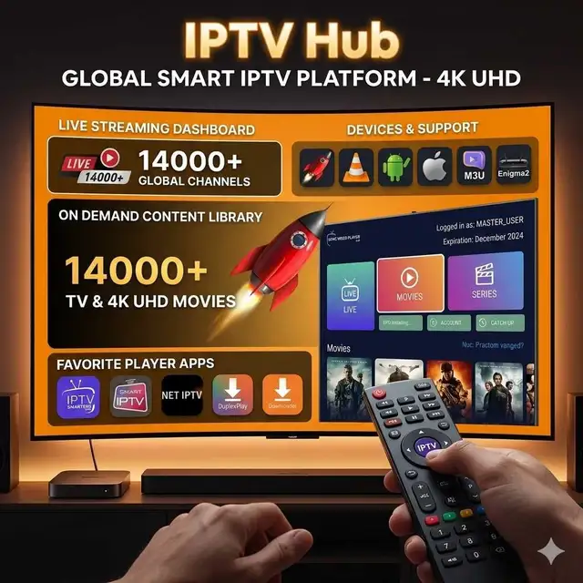 12-Month International TV Access - Sports, Movies & Series