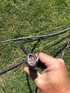 8 AWG 3 conductor Teck 90 Cable, 85 feet plus outdoor boxes