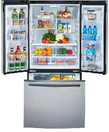 GE Profile Refrigerator PNE21NYRKFS 30' French Door with Water D - Photo 4