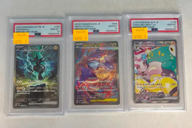 PSA 10 Graded 2025 Japanese Rare Art Pokemon Cards