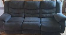 Divan inclinable gris - Très confortable