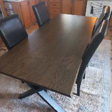 Ensemble table de salle à manger moderne et 4 chaises - Photo 2