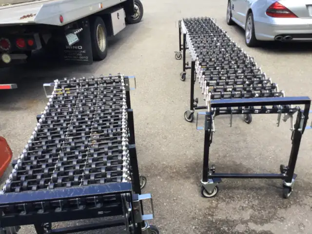 ULINE EXPANDABLE CONVEYER SYSTEM 12 FOOT SECTIONS