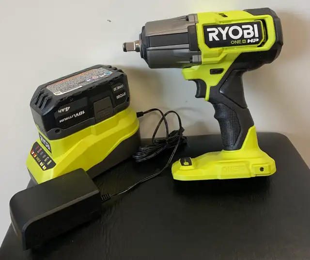 Ryobi Impact Wrench W/Battery   Charger