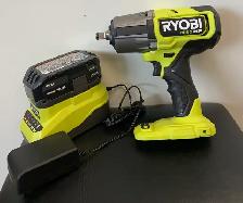 Ryobi Impact Wrench W/Battery   Charger