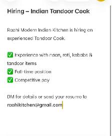 Tandoor cook